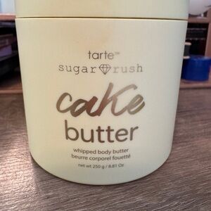Tarte Sugar Rush Cake Butter Whipped Body Butter - Yellow